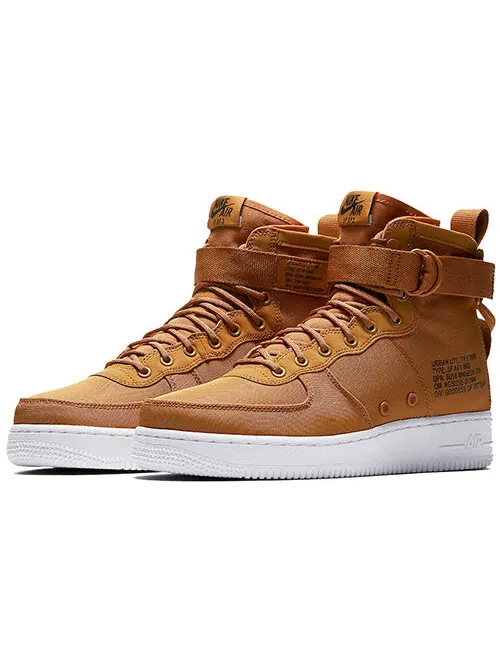 Кроссовки sf air force 1 mid Nike — изображение 2 из 4, коричневый