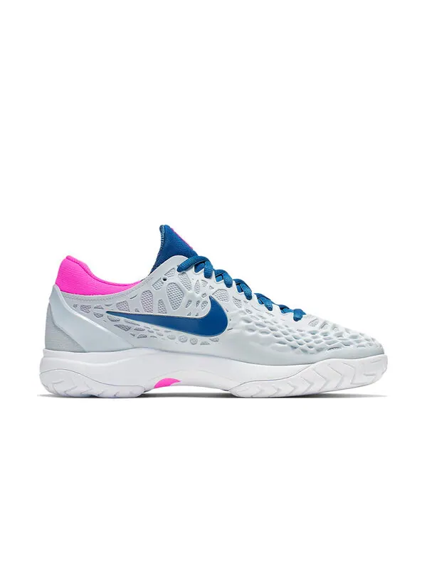 Кроссовки zoom cage 3 'half blue pink blast' Nike — изображение 2 из 4, серый/синий/розовый