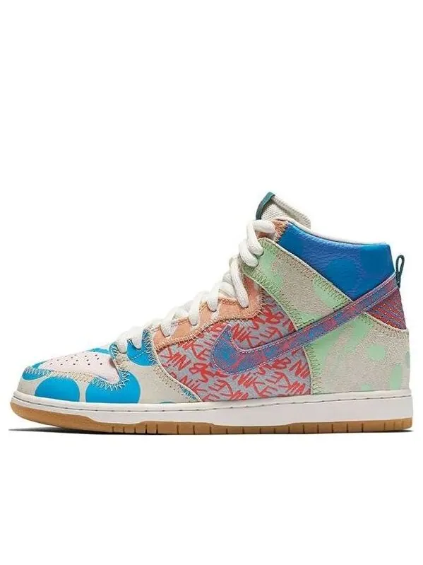 Кроссовки x томас кэмпбелл sb dunk высокие Nike — изображение 1 из 4, оранжевый/зеленый