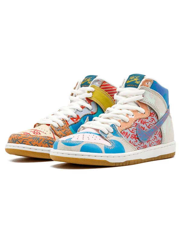 Кроссовки x томас кэмпбелл sb dunk высокие Nike — изображение 3 из 4, оранжевый/зеленый
