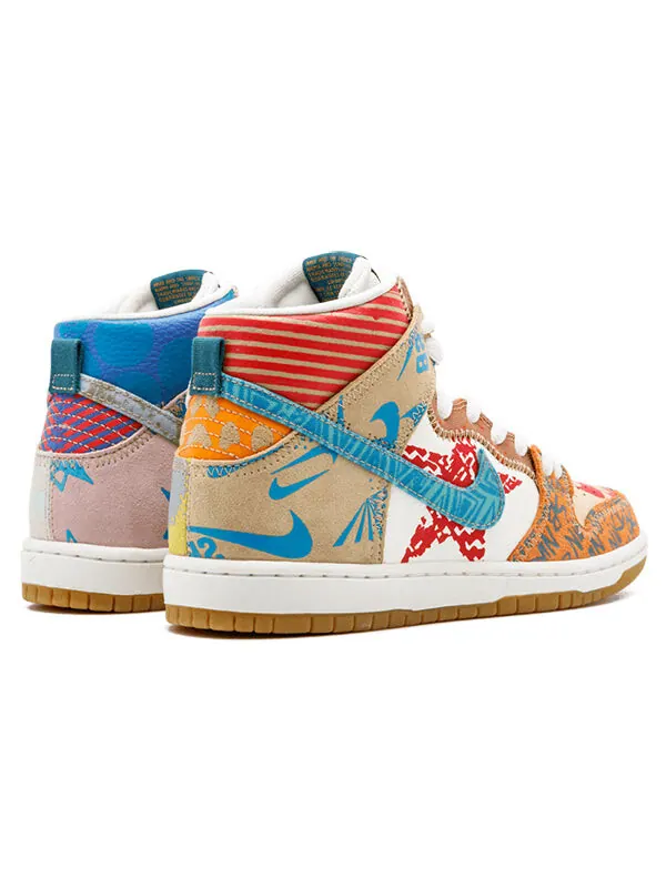Кроссовки x томас кэмпбелл sb dunk высокие Nike — изображение 4 из 4, оранжевый/зеленый