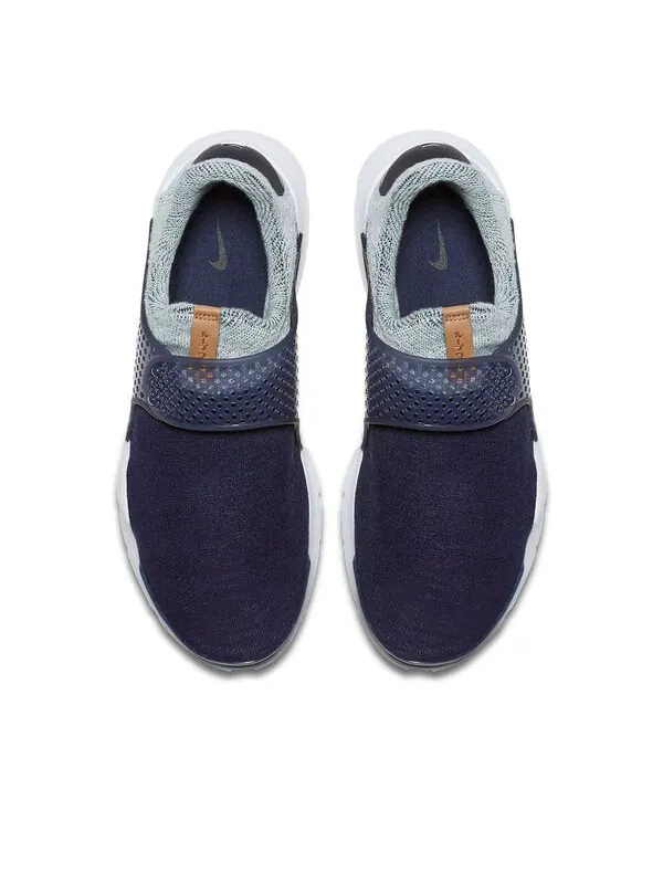 Кроссовки lab sock dart x loopwheeler 'obsidian' Nike — изображение 4 из 4, черный-белый-бежевый