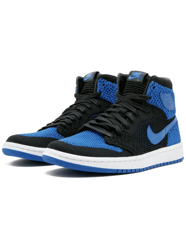 Кроссовки 1 retro high og flyknit 'royal' Air Jordan — изображение 2 из 4, черный