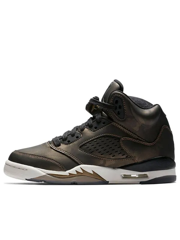Кроссовки 5 ретро премиум Air Jordan — изображение 1 из 4, черный/металлик