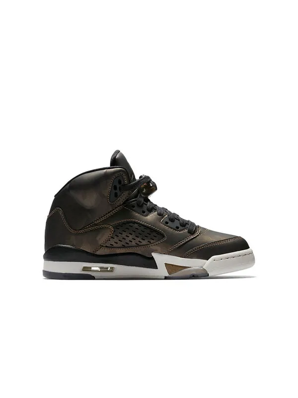 Кроссовки 5 ретро премиум Air Jordan — изображение 2 из 4, черный/металлик