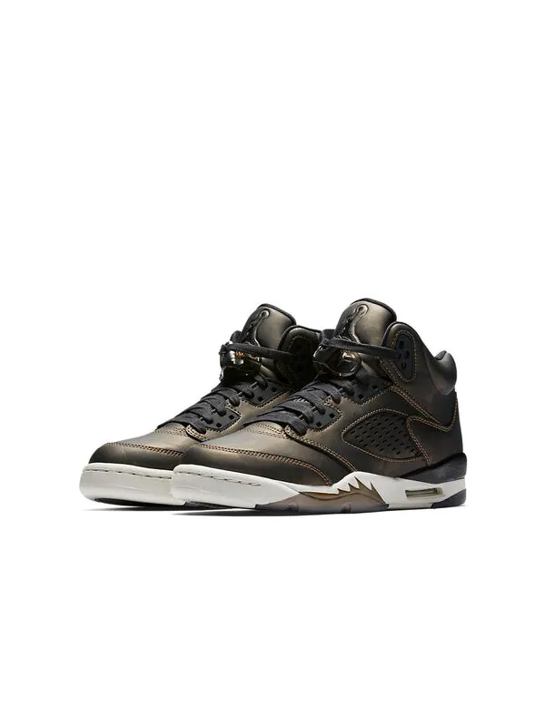 Кроссовки 5 ретро премиум Air Jordan — изображение 3 из 4, черный/металлик