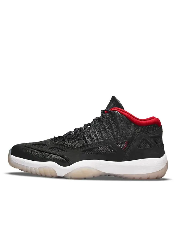 Кроссовки 11 ретро низкие ie Air Jordan — изображение 1 из 4, черный/белый/красный