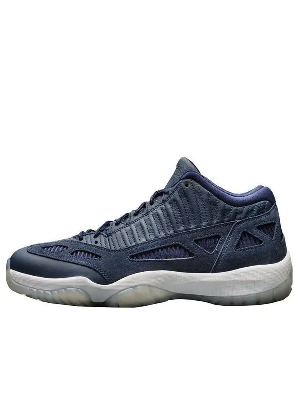 Кроссовки 11 ретро низкие ie Air Jordan — изображение 1 из 4, темно-синий/белый