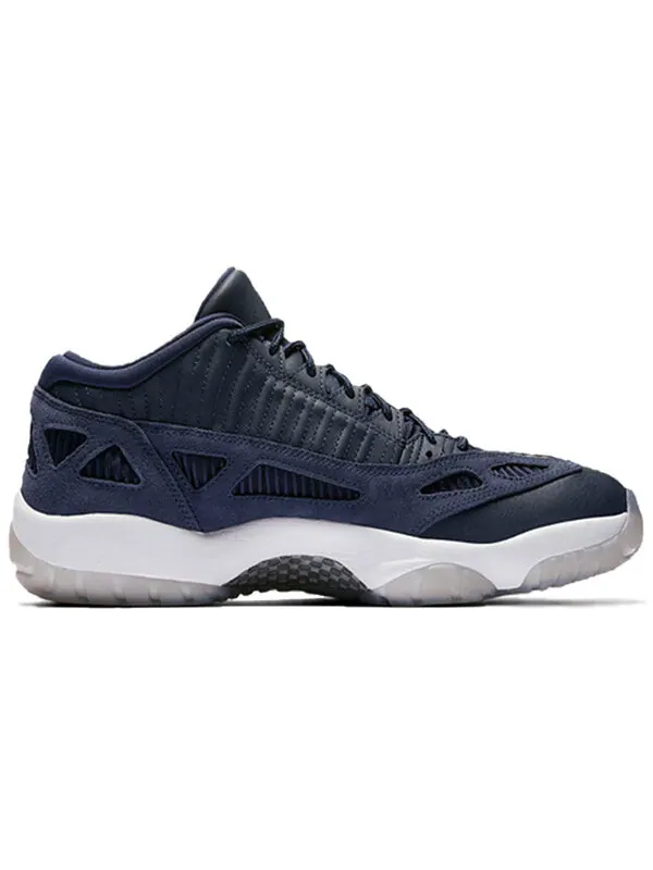 Кроссовки 11 ретро низкие ie Air Jordan — изображение 2 из 4, темно-синий/белый