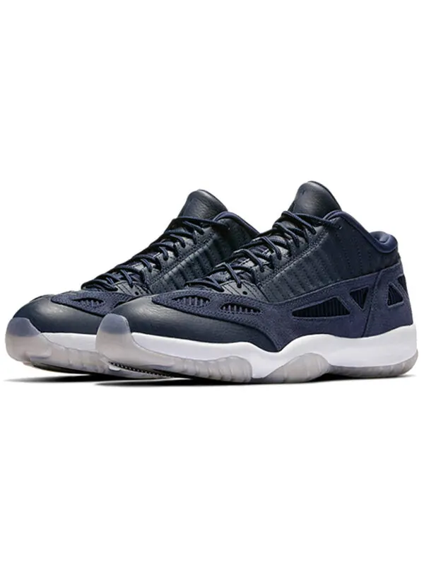 Кроссовки 11 ретро низкие ie Air Jordan — изображение 3 из 4, темно-синий/белый