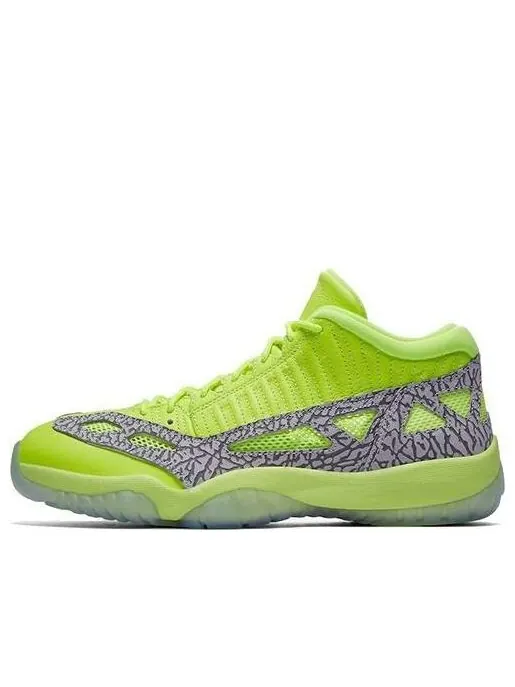 Кроссовки 11 retro low ie 'volt' Air Jordan — изображение 1 из 4, серый