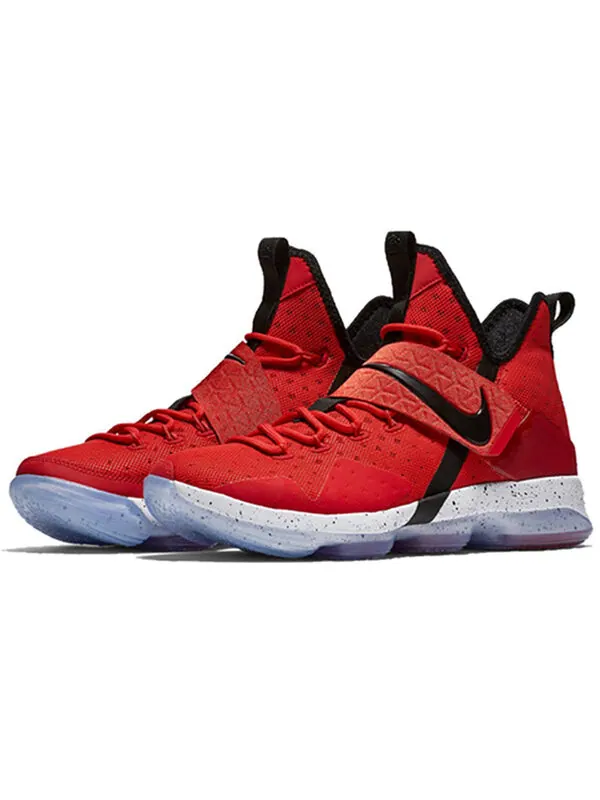 Кроссовки Nike LeBron 14 EP 'University Red Black White' — изображение 2 из 4, красный/черный/белый