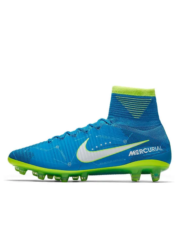 Кроссовки mercurial superfly 5 njr ag-pro 'light blue green' Nike — изображение 1 из 4, синий/зеленый