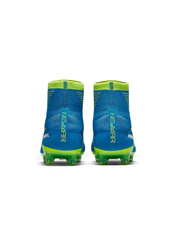Кроссовки mercurial superfly 5 njr ag-pro 'light blue green' Nike — изображение 3 из 4, синий/зеленый