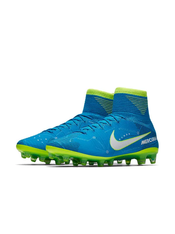 Кроссовки mercurial superfly 5 njr ag-pro 'light blue green' Nike — изображение 4 из 4, синий/зеленый
