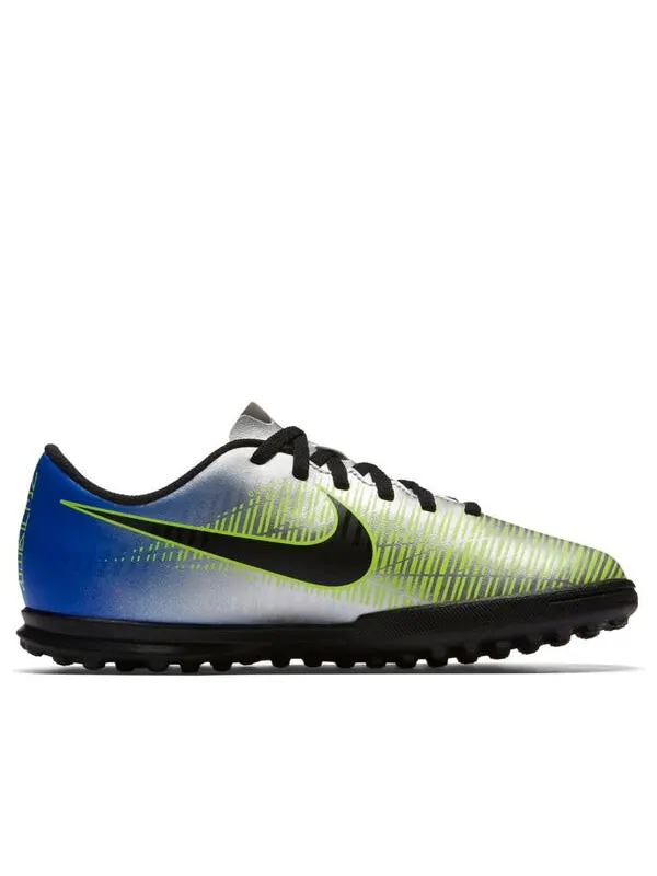 Кроссовки mercurialx victory 6 tf 'silver blue' Nike — изображение 2 из 4, серебристый/синий