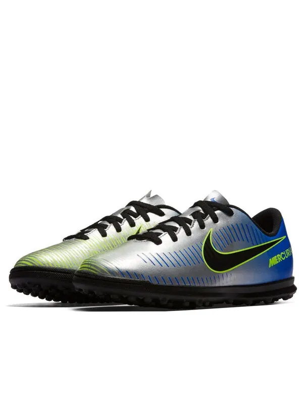 Кроссовки mercurialx victory 6 tf 'silver blue' Nike — изображение 3 из 4, серебристый/синий
