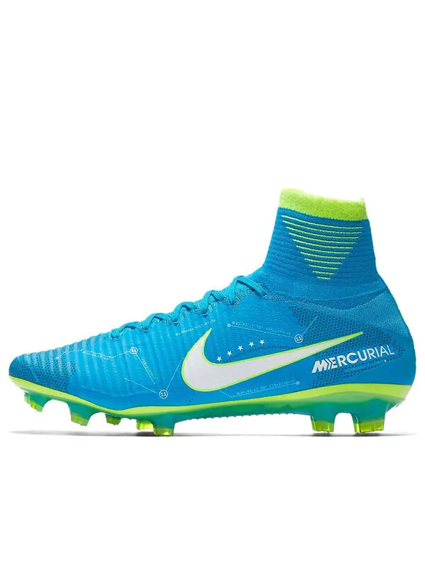 Кроссовки mercurial superfly 5 njr fg Nike — изображение 1 из 4, синий/зеленый