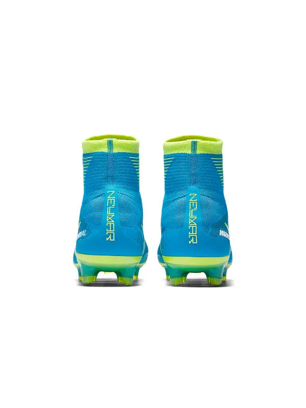 Кроссовки mercurial superfly 5 njr fg Nike — изображение 3 из 4, синий/зеленый