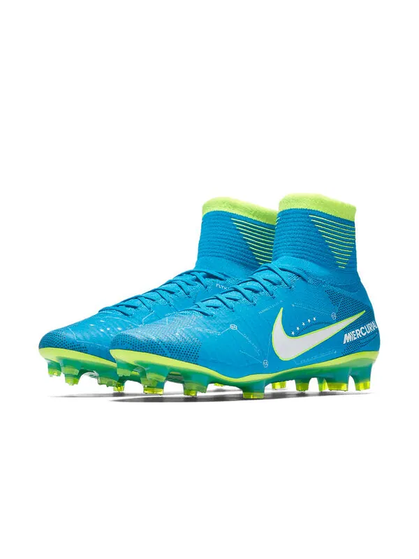 Кроссовки mercurial superfly 5 njr fg Nike — изображение 4 из 4, синий/зеленый