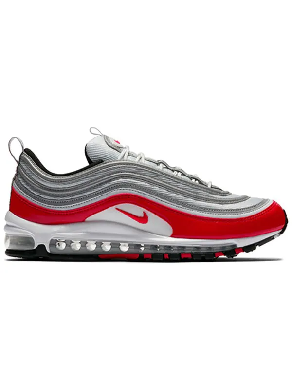 Кроссовки air max 97 'university red grey' Nike — изображение 2 из 4, платиновый/красный