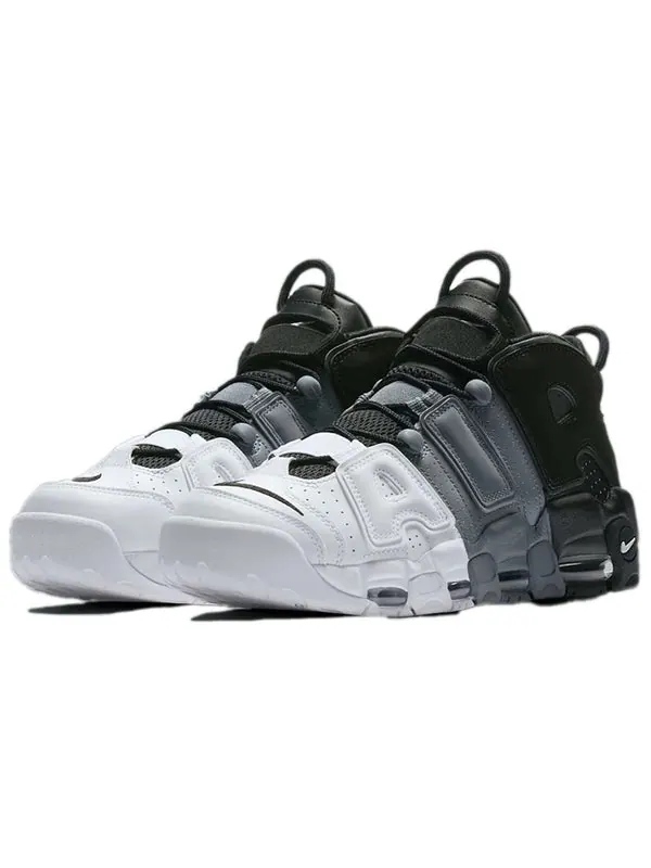Кроссовки air more uptempo 'tri-color' Nike — изображение 3 из 4, черный/серый/белый