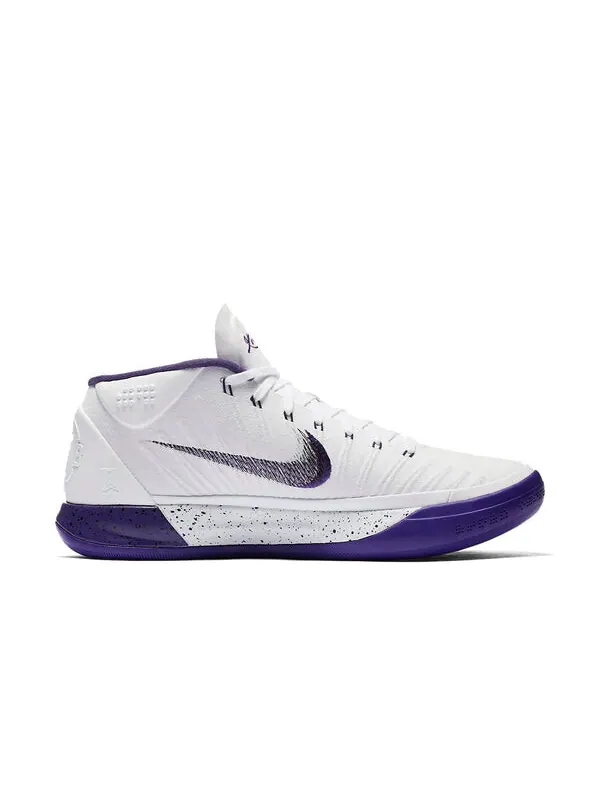 Кроссовки kobe ad mid Nike — изображение 2 из 4, белый/фиолетовый/черный