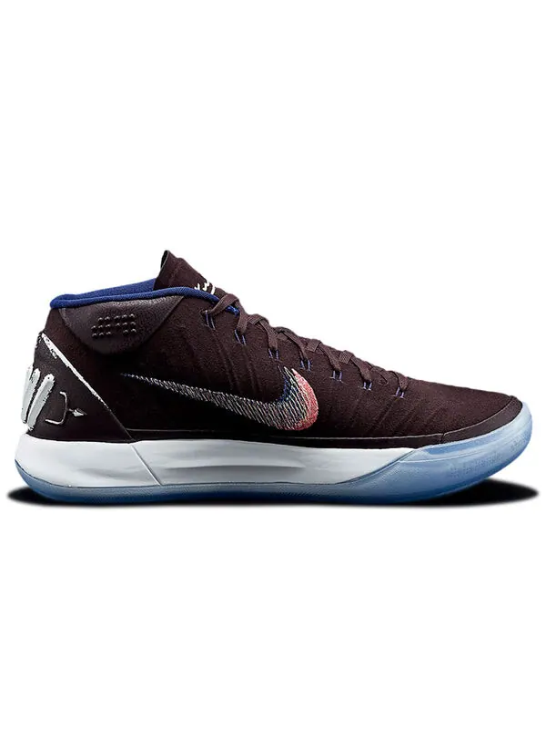 Кроссовки kobe ad mid Nike — изображение 2 из 4, черный/розовый