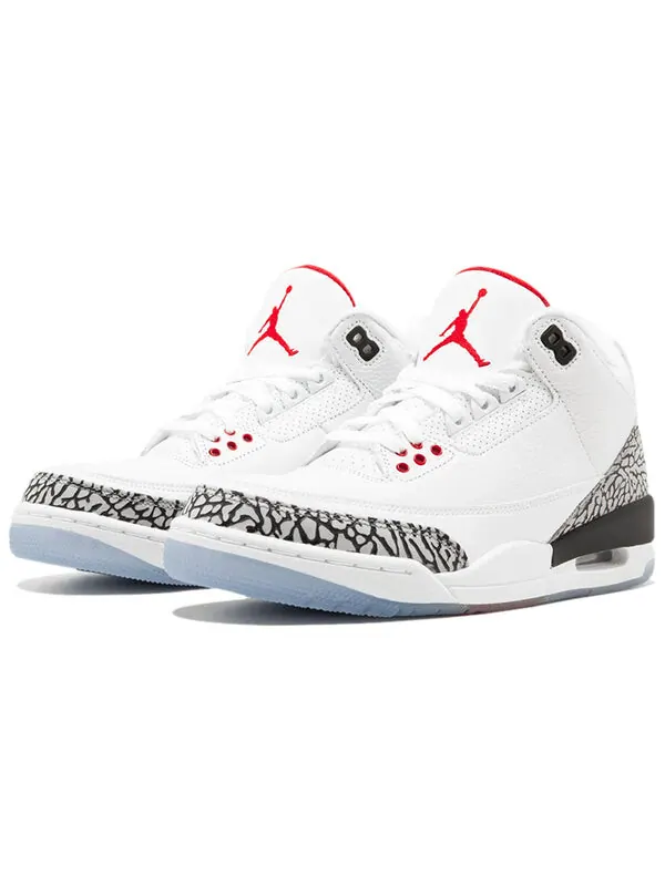 Кроссовки 3 ретро nrg Air Jordan — изображение 3 из 4, белый/красный/серый