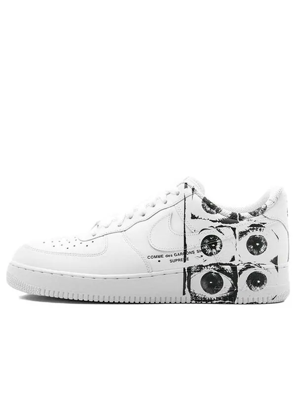 Кроссовки x Supreme x Comme Des garcons Air Force 1 low Nike — изображение 1 из 4, белый