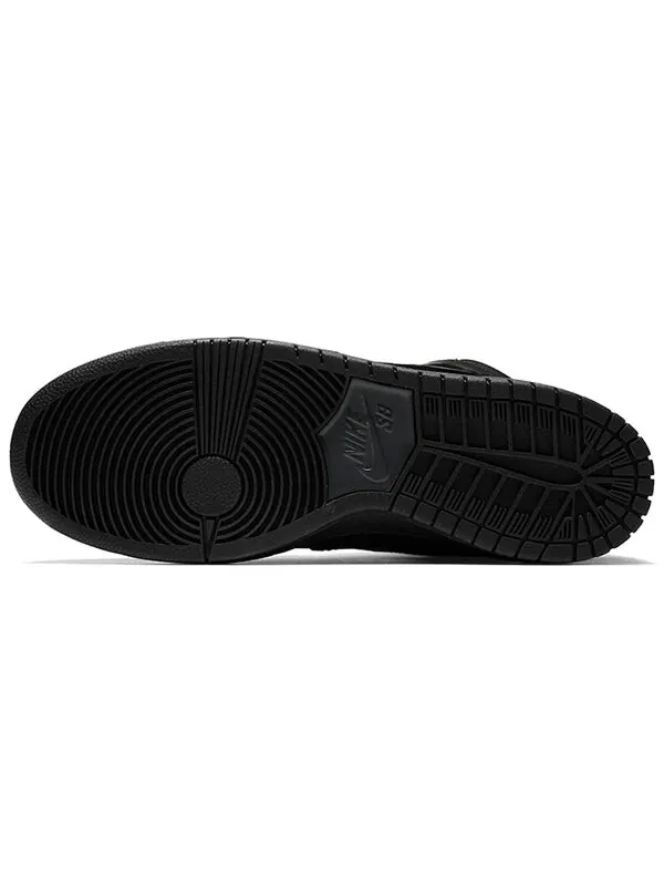 Кроссовки sb zoom dunk high pro bota Nike — изображение 4 из 4, черный/черный