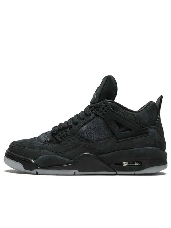 Кроссовки 4 ретро x kaws Air Jordan — изображение 1 из 4, черный/черный