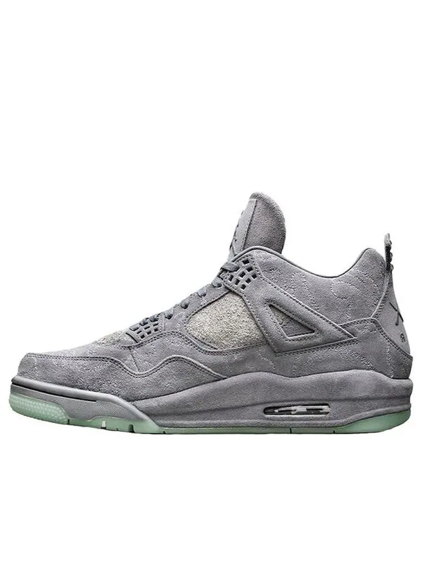 Кроссовки 4 ретро x kaws Air Jordan — изображение 1 из 4, серый/белый