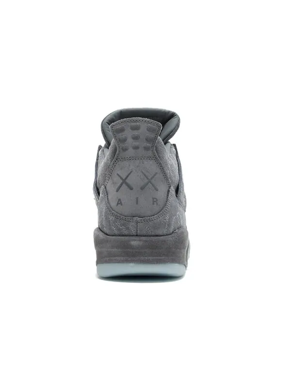 Кроссовки 4 ретро x kaws Air Jordan — изображение 3 из 4, серый/белый