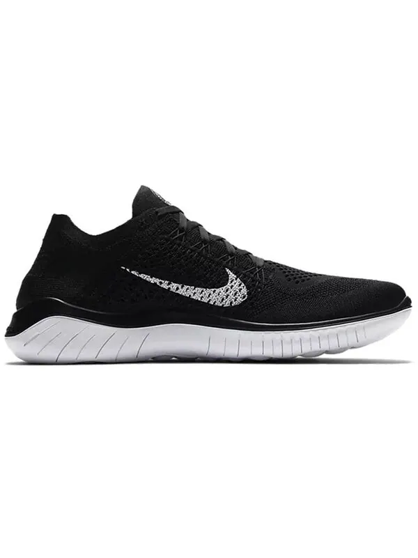 Кроссовки Nike Rn Flyknit 2018 — изображение 2 из 4, черный/белый
