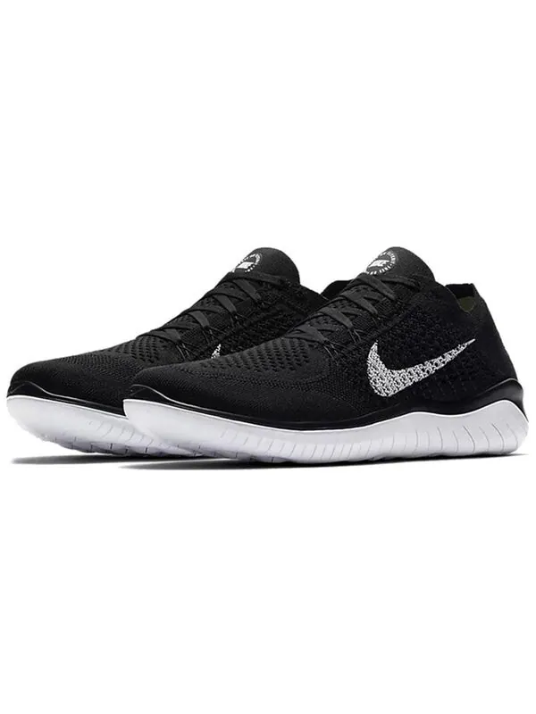 Кроссовки Nike Rn Flyknit 2018 — изображение 3 из 4, черный/белый
