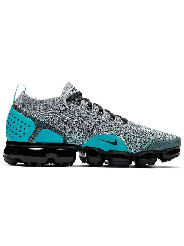 Кроссовки air vapormax flyknit 2 Nike — изображение 2 из 4, серый/черный/синий