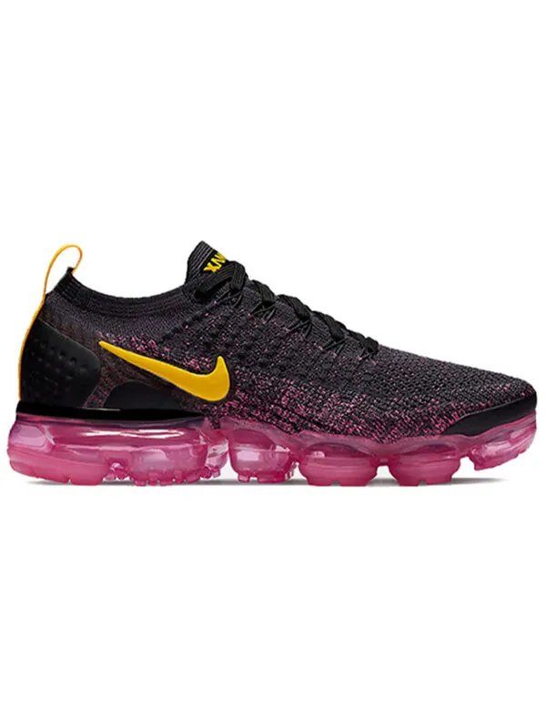 Кроссовки air vapormax flyknit 2 Nike — изображение 2 из 4, черный/розовый