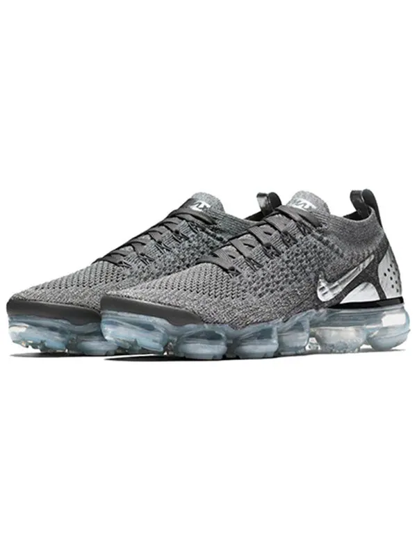 Кроссовки air vapormax flyknit 2 Nike — изображение 3 из 4, серый/белый