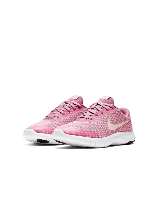 Кроссовки flex experience rn 7 Nike — изображение 3 из 4, белый/розовый