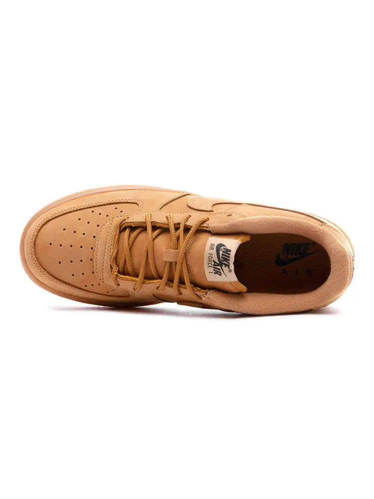 Кроссовки (GS) Nike Air Force 1 Low 'Flax' — изображение 5 из 6, бежевый