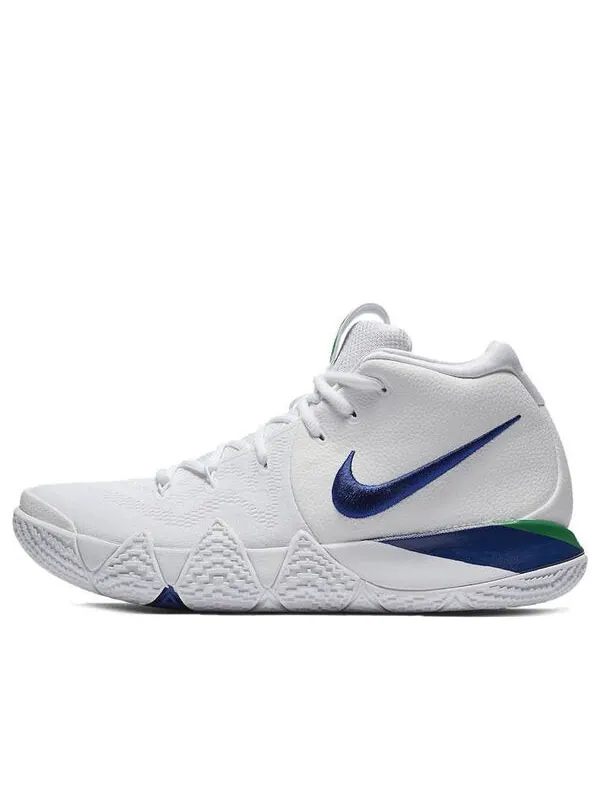 Кроссовки kyrie 4 Nike — изображение 1 из 4, белый/синий/зеленый