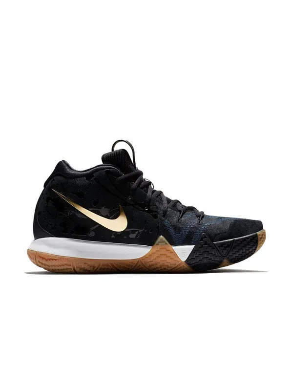 Кроссовки kyrie 4 Nike — изображение 2 из 4, черный/золотистый