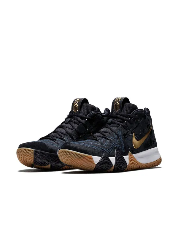 Кроссовки kyrie 4 Nike — изображение 3 из 4, черный/золотистый