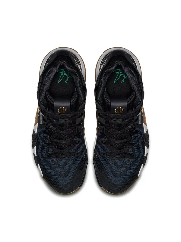 Кроссовки kyrie 4 Nike — изображение 4 из 4, черный/золотистый