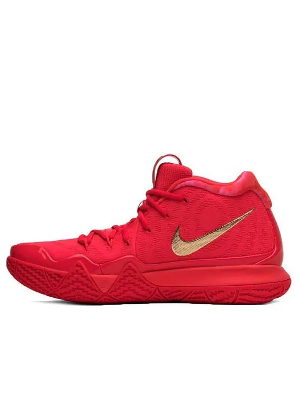 Кроссовки kyrie 4 Nike — изображение 1 из 4, красный/золотистый