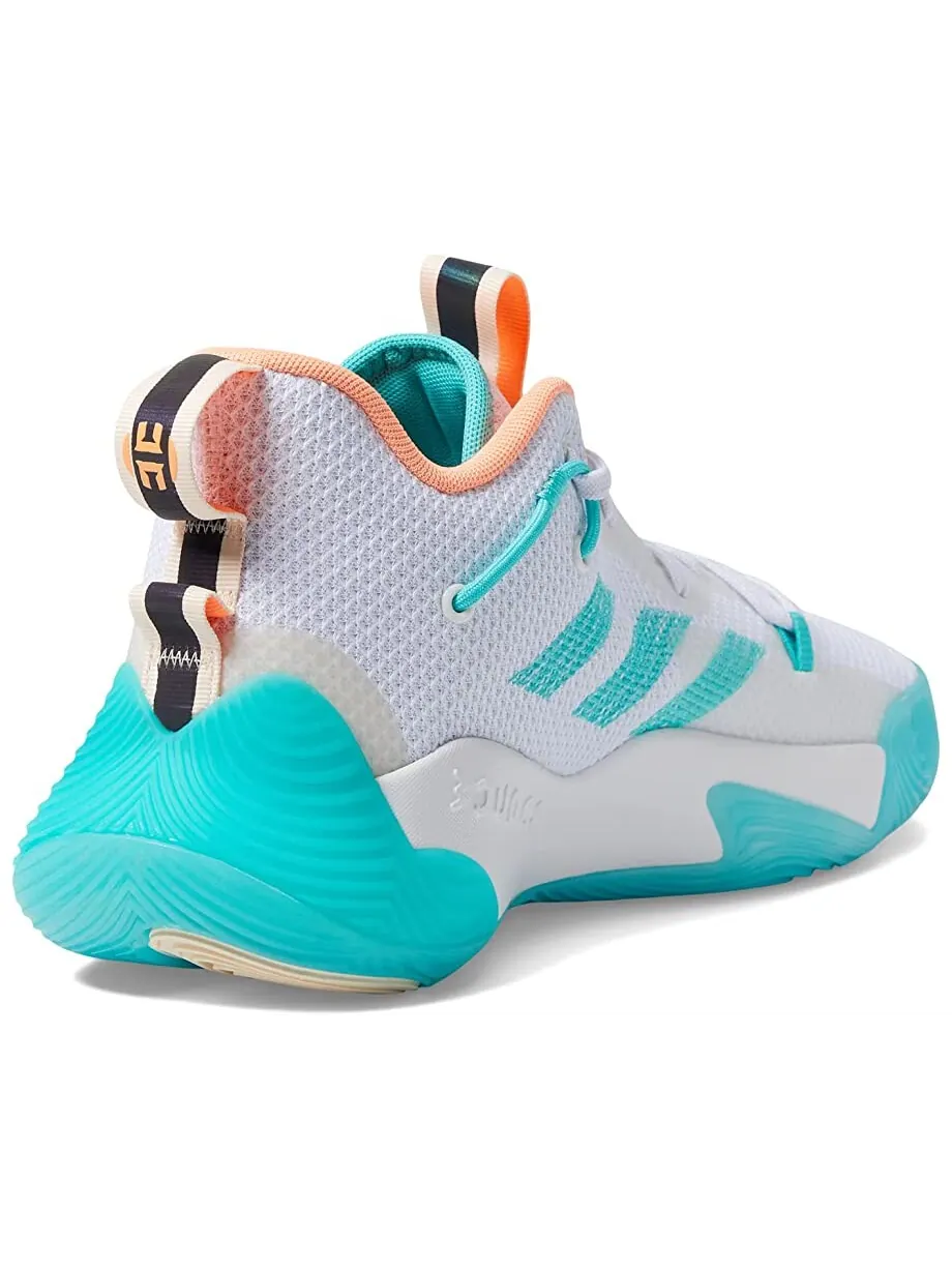 Кроссовки Harden Stepback 3 adidas — изображение 5 из 6, белый/оранжевый