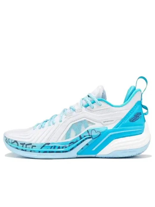 Кроссовки jlin3 jeremy lin 'white blue' Xtep — синий