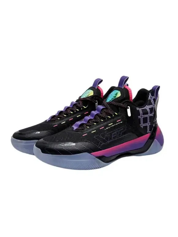 Кроссовки levitation 6 'black purple' Xtep — изображение 2 из 3, черный/фиолетовый