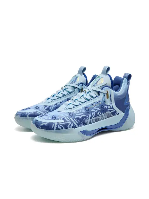 Кроссовки levitation 6 'blue' Xtep — изображение 2 из 3, синий/белый